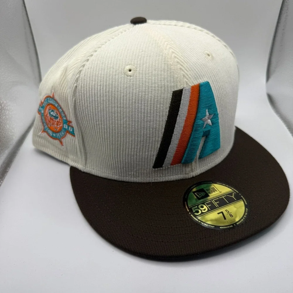 New Era 59Fifty Houston Astros Corduroy‎ Cap With 1986 All Star Game Patch 7 5/8